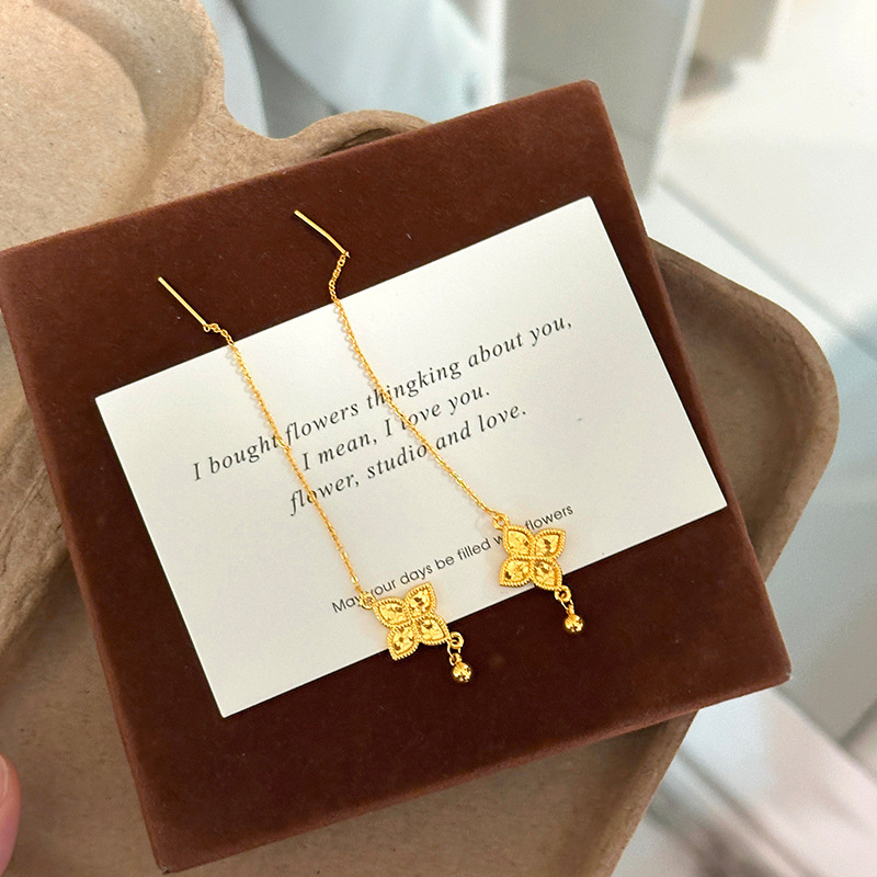 Fashion 18kt Gold Four Leaf Cl - Freshwater Line recension och pris